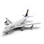 Boeing 747-100B Lufthansa Rigged