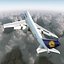 Boeing 747-100B Lufthansa Rigged