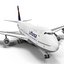 Boeing 747-100B Lufthansa Rigged