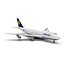 Boeing 747-100B Lufthansa Rigged