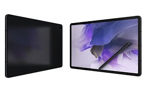 3D Samsung Galaxy Tab S7 FE Black model