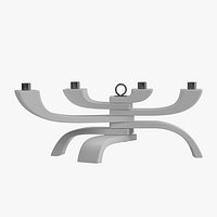 Nordic Shine candlestick 4-arm