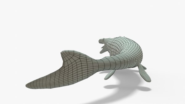 modelo 3d Mosasaurus Rigged Basemesh - TurboSquid 2064808