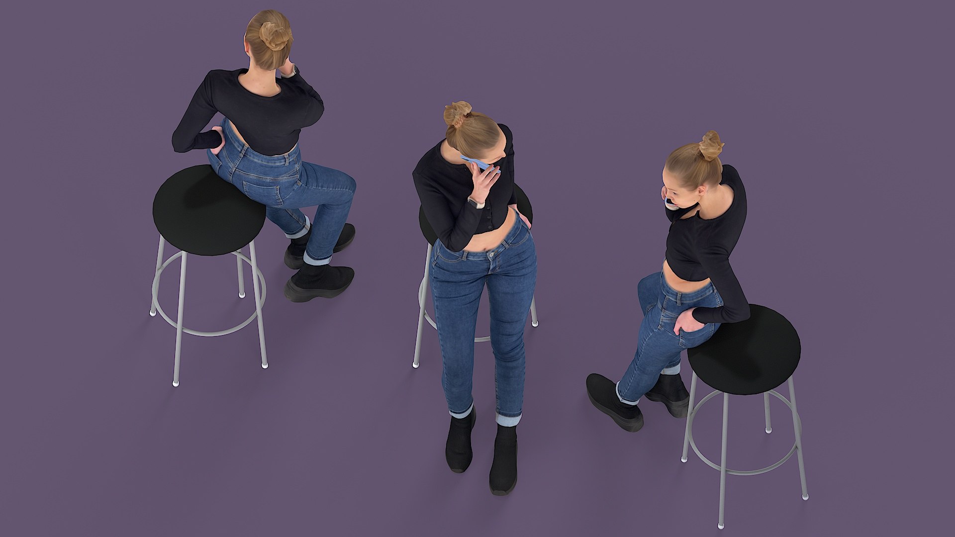 Buttoned Elegance Chit-Chat Chic Model - TurboSquid 2085774