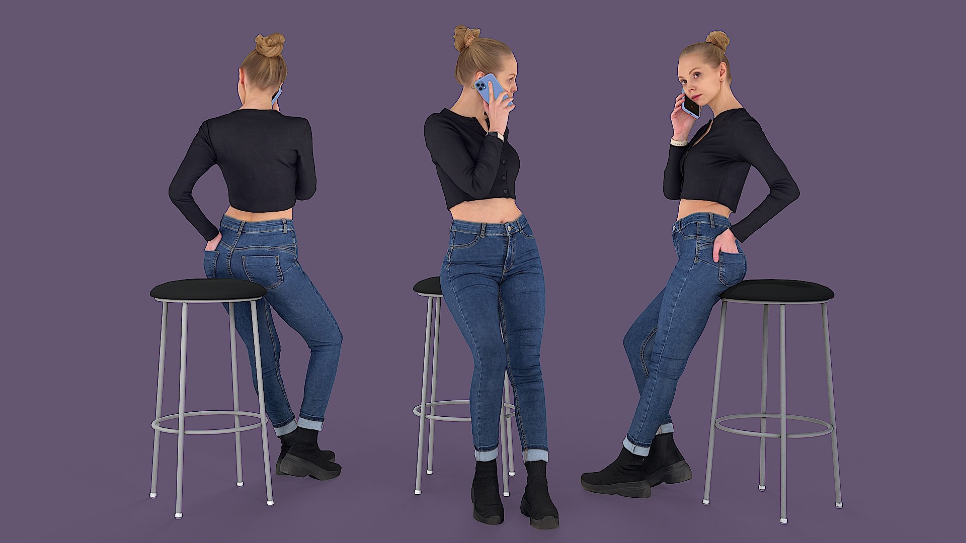 Buttoned Elegance Chit-Chat Chic Model - TurboSquid 2085774