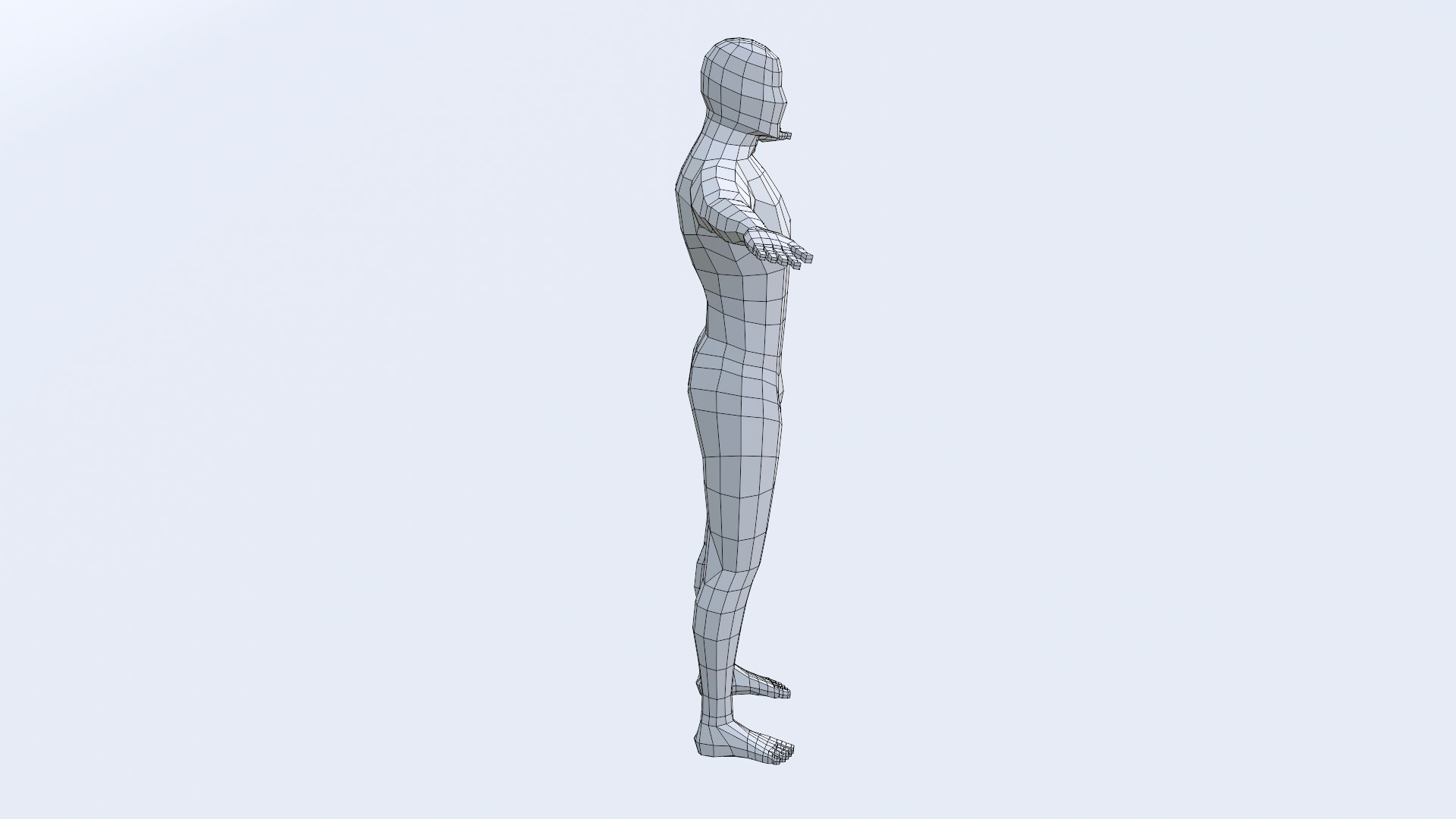 Rigged Human Base 3D - TurboSquid 2400497