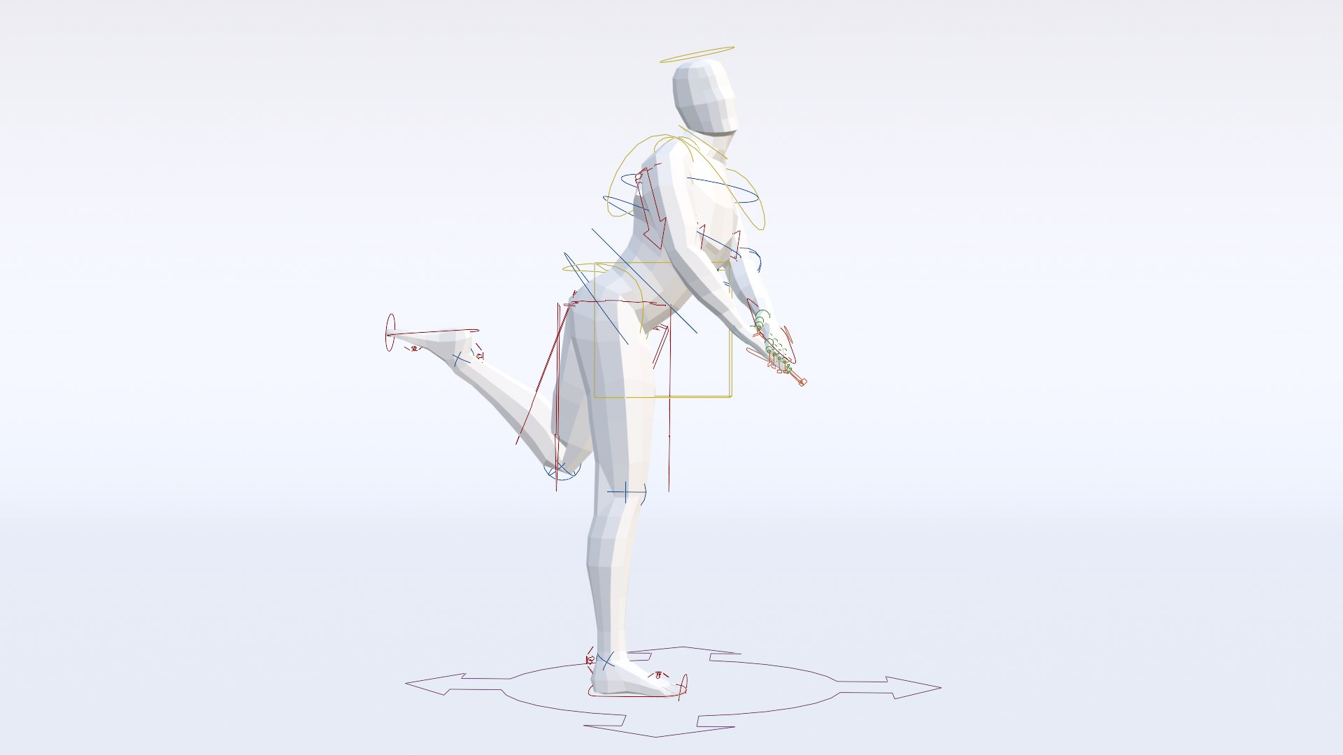 Rigged Human Base 3D - TurboSquid 2400497