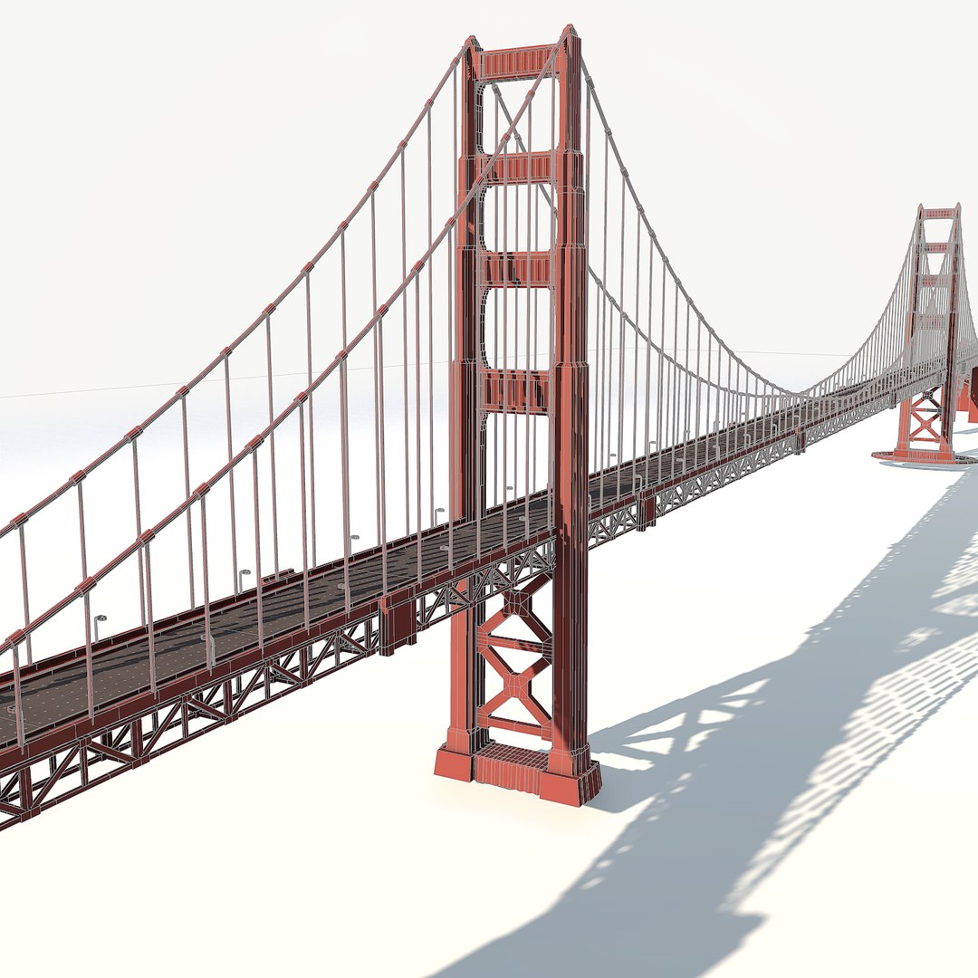 Golden Gate Bridge 3d 3ds