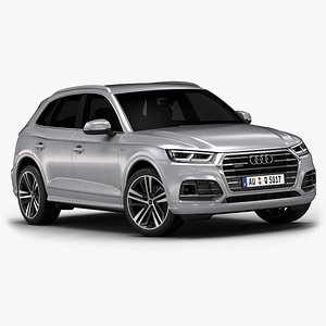 2017 audi q5 interior 3d model
