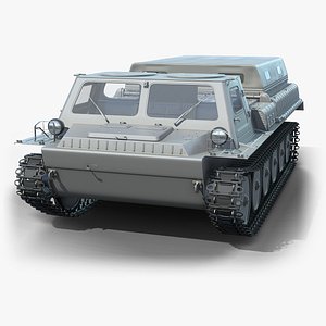3D tracked transporter gaz-71