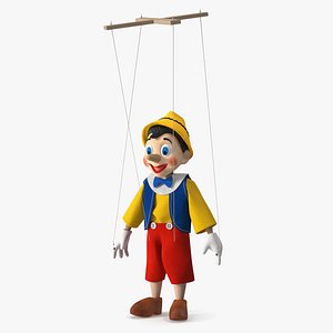 Pinocchio Wooden Marionette Figure