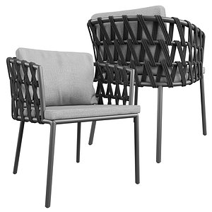 Leo dining chair 3D