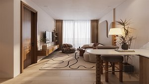 Apartment sneech 01 - MAX FBX OBJ SKP Simlab Collada