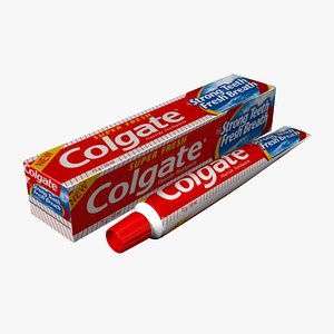 3d model toothpaste