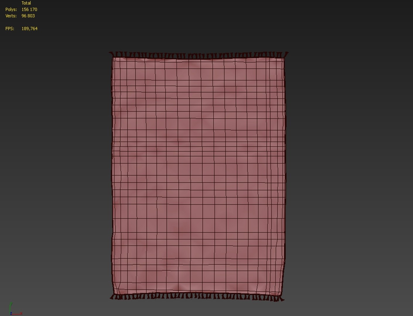 3D connected stripe rag rug model - TurboSquid 1658707