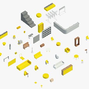 Theater equipment 3D model