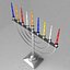 3ds max menorah candles