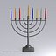 3ds max menorah candles