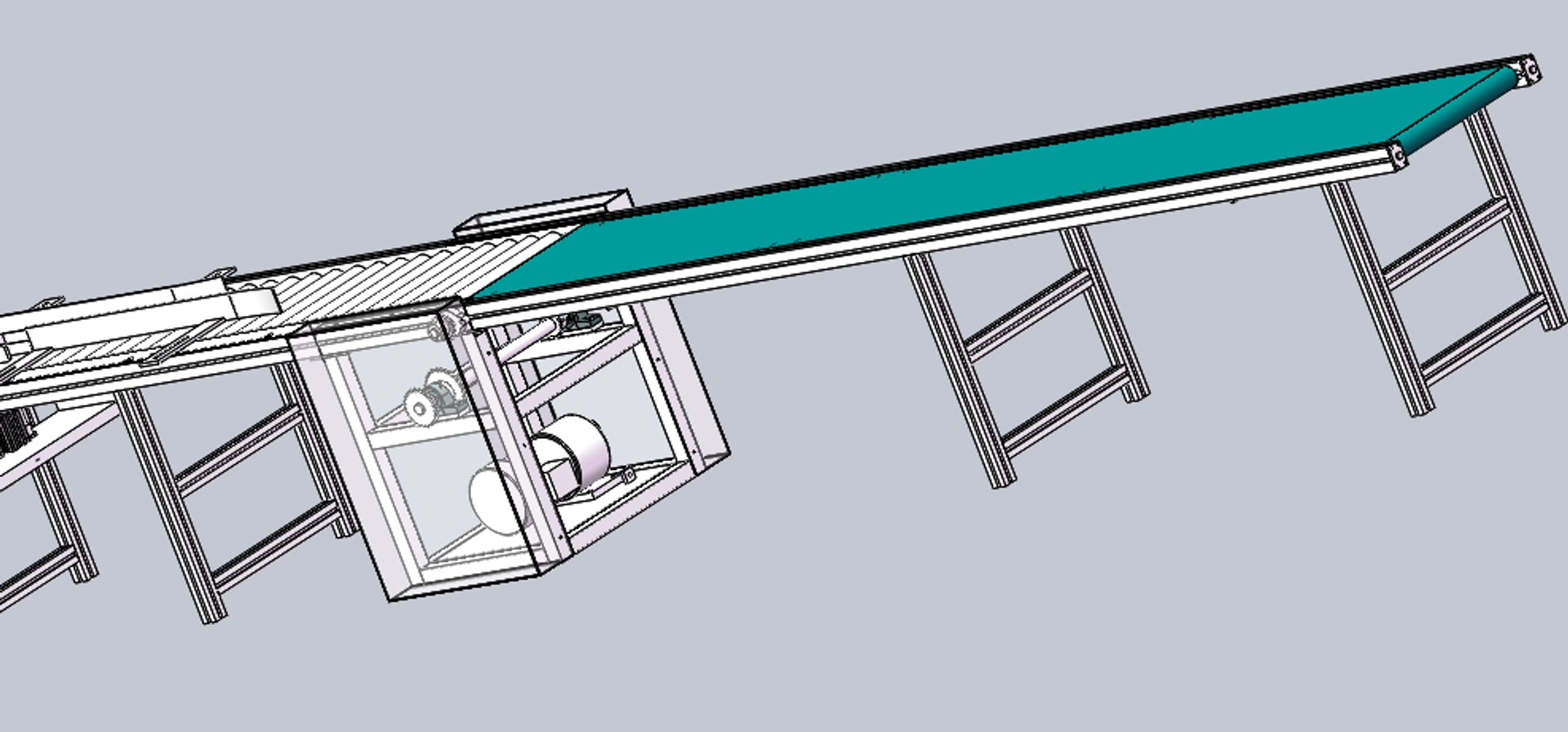 3D Model Line Roller Conveyor - TurboSquid 1224535