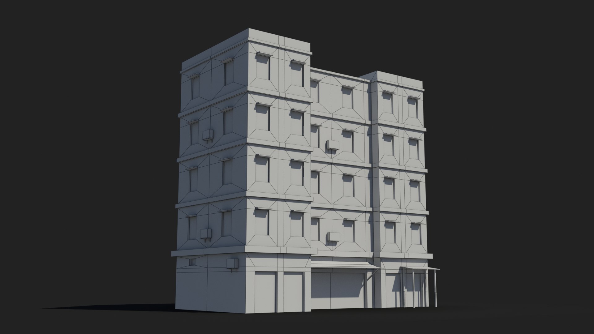 Arab Middle East Building X3 3D Model - TurboSquid 1901027