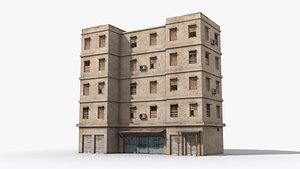 Arab Middle East Building x3 3D model