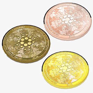 Cardano Coin Collection 3D model