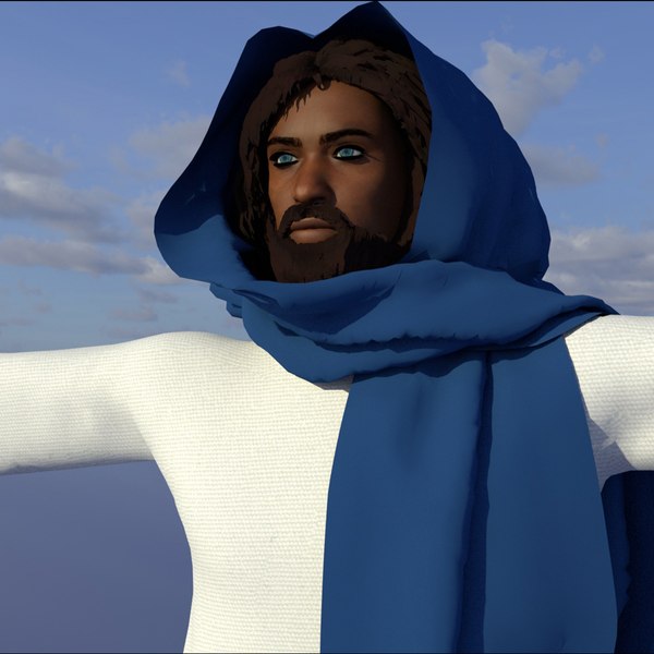 3d Black Yeshua Jesus Christ V2 Turbosquid 1779671