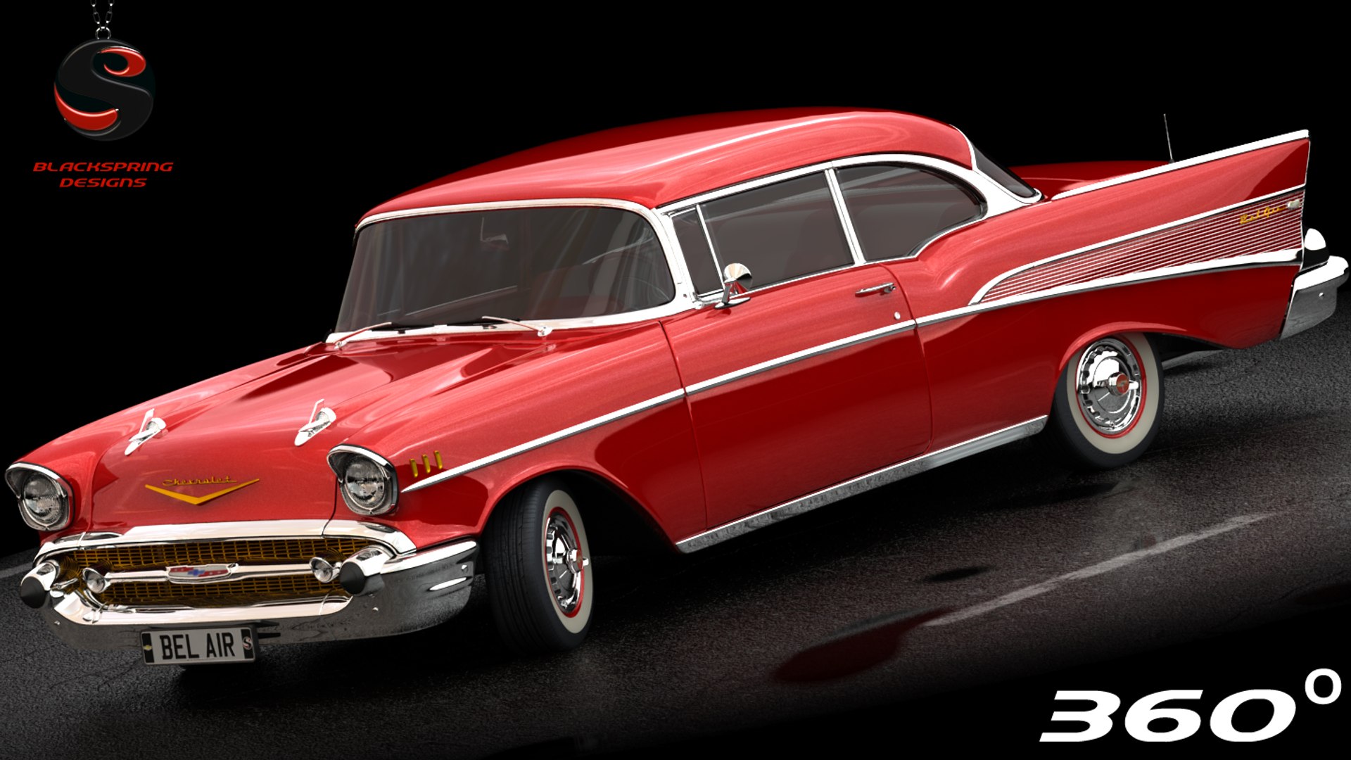 Chevrolet Bel Air 1956 3D Model | 1148200 | TurboSquid