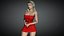 vestido rojo mujer