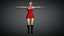 vestido rojo mujer