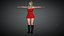 vestido rojo mujer