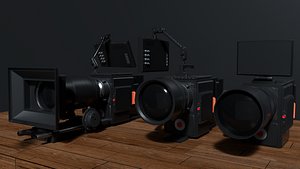 Cine Camera Customizable 3D