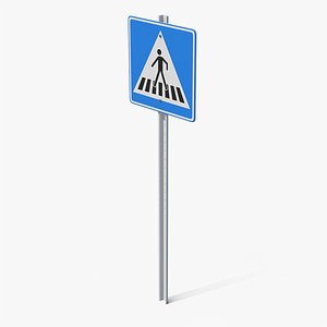 Crosswalk Road Sign