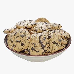 3D Bowl with Cookies