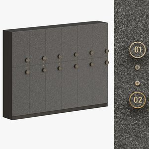 Lockers03 3D model