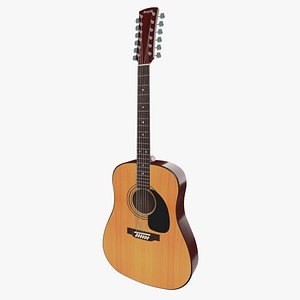 3D Acoustic Guitar - 12 String model