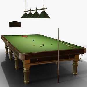 3D Snooker Table PBR