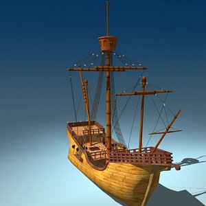 3d model christopher ship