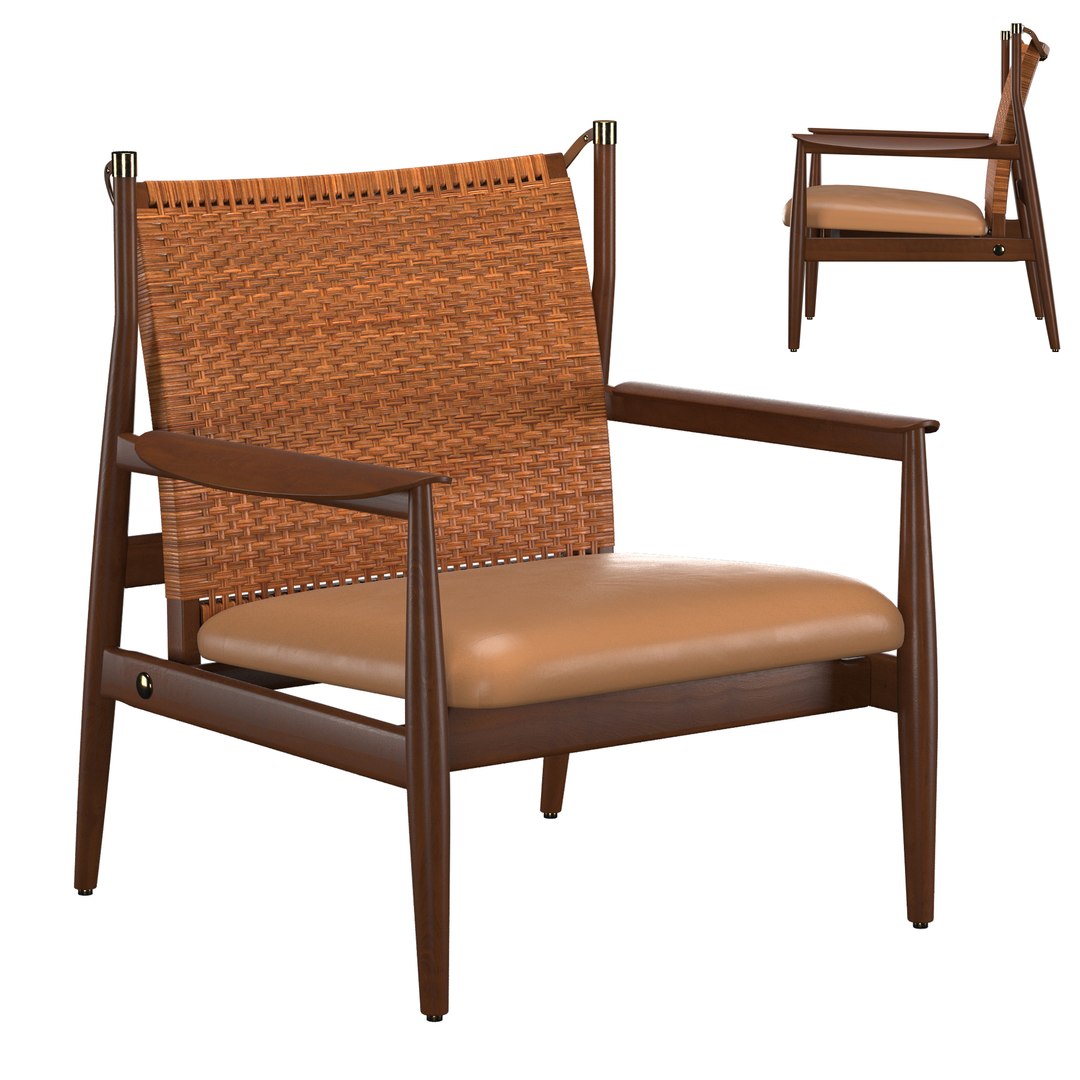 Finn Juhl FJ55 Chair 3D Model - TurboSquid 2155949