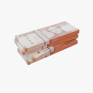 20000 Chilean Peso CLP 3D model