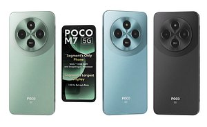 Xiaomi Poco M7 All Colors Low Poly 3D