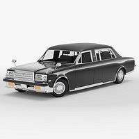 Toyota Century VG40 Rigged
