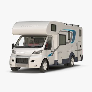 Tag Axle Motorhome Simple Interior 2