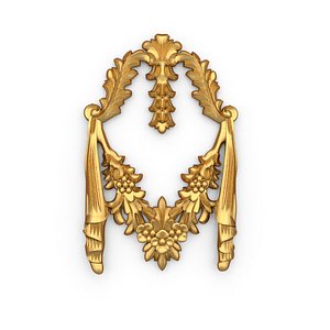 carved classic decorative ornament cnc 3d printing stl 31 3D model