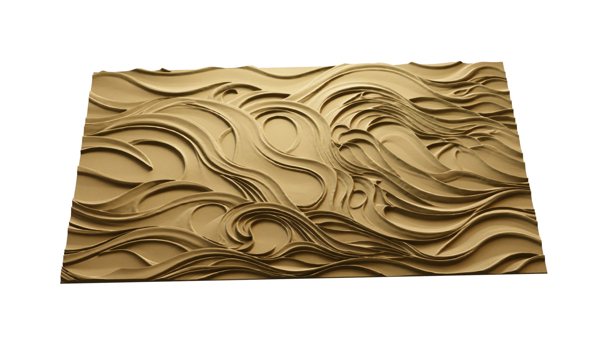 Modern Panel Wall Decor Set Relief Stl Mural CNC 182 3D Model ...