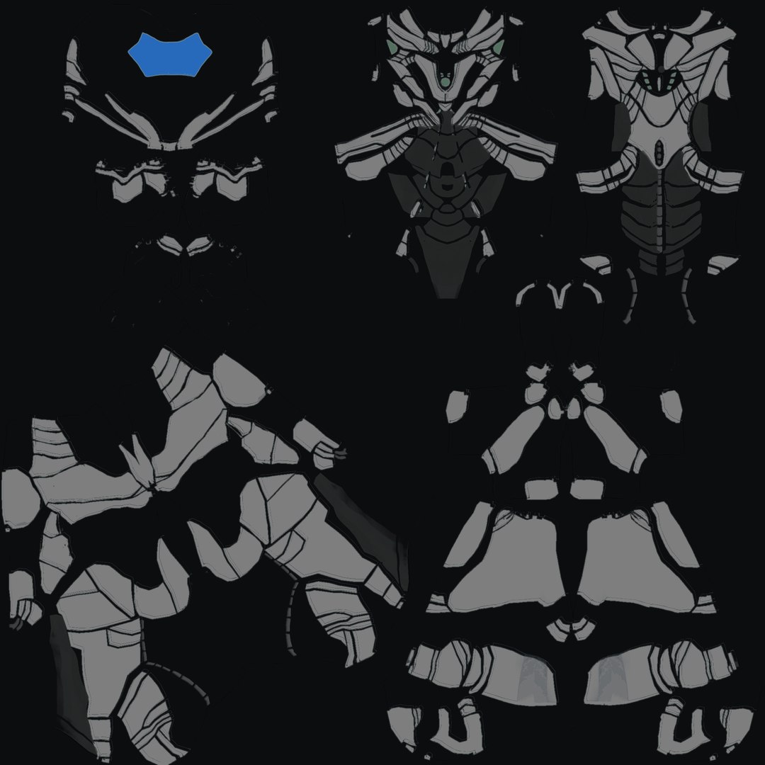 3D Futuristic Cyborg Nano Suit - TurboSquid 1493418