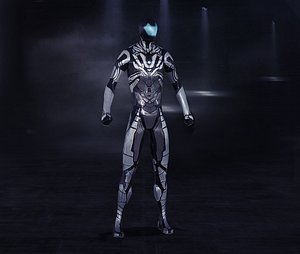 Futuristic Cyborg Nano Suit Character Costume