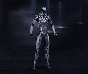 Futuristic Cyborg Nano Suit Character Costume