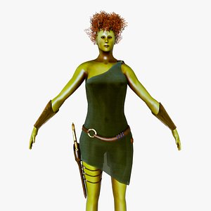 3D model Scandinavian Creature Huldra