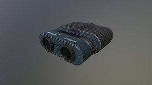 Sci Fi binoculars 3D model